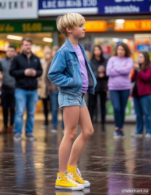 Walking down the street